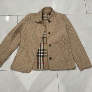 Womens Burberry quilted jacket